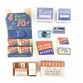 (8) Random Boxes of Vintage Razor Blades