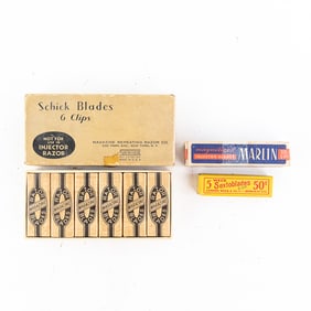 (3) Lot of Razor and Injector Items