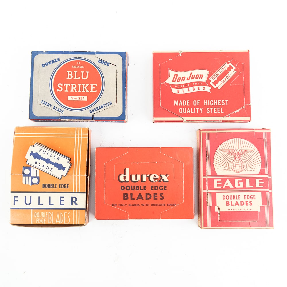 (5) Random Boxes of Vintage Razor Blades (1 of 6)