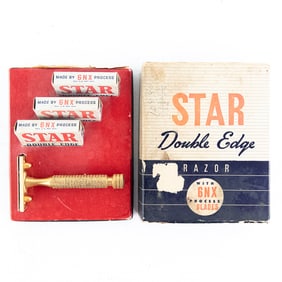 Vintage Star Double Edge Razor and Blades