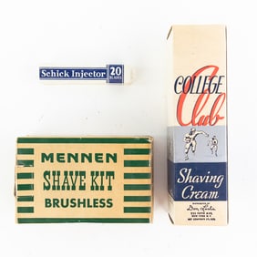 (3) Vintage Razor Blade Accessories