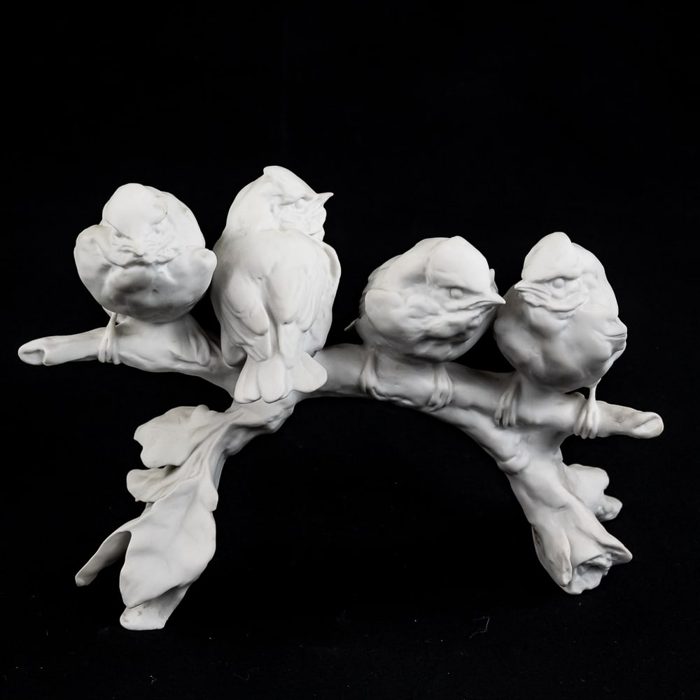 Kaiser Germany #607 White Bisque Birds on a Branch (1 of 10)