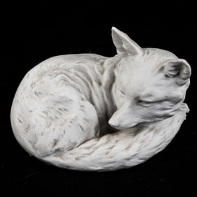 Kaiser Germany #567 White Bisque Fox Figurine