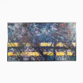 Abstract Modernist Oil Painting by Kirk Pederson