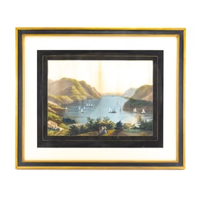 Currier & Ives Stone Lithograph on Paper