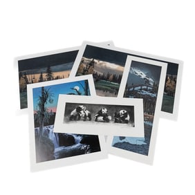 (5) Rod Frederick & Robert Bateman Prints