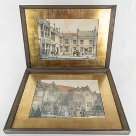 Pair of John Nash Framed Lithographs