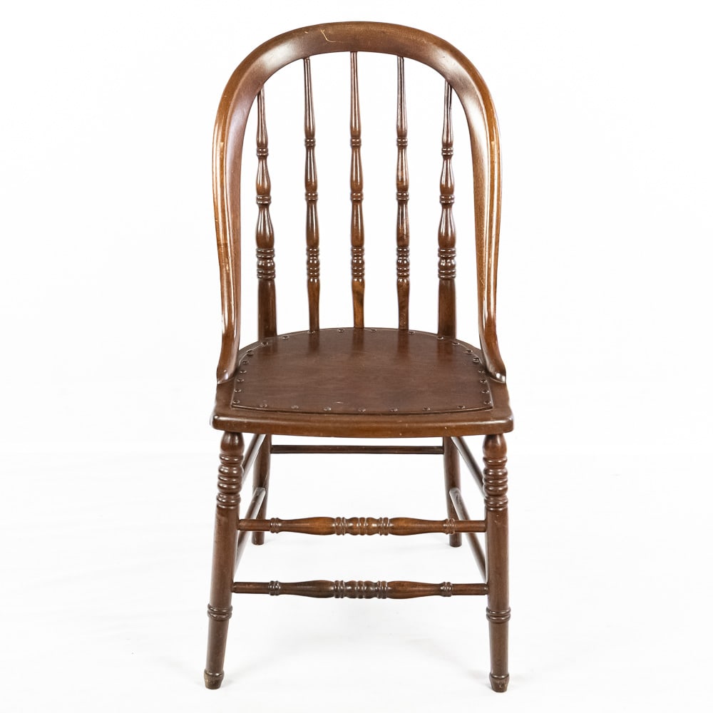 Antique Farmhouse Windsor Hoop Back Wooden Chair (1 of 20)