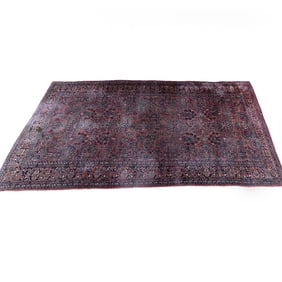 Large 24 X 11 Oriental Sarouk Rug