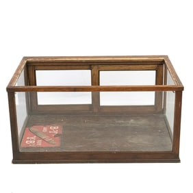 Antique Y-B Cigars Wood Display Case