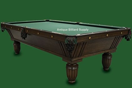 Brunswick Pool Table - Dark Spanish Oak