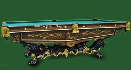 Early Brunswick Monarch Pool Table