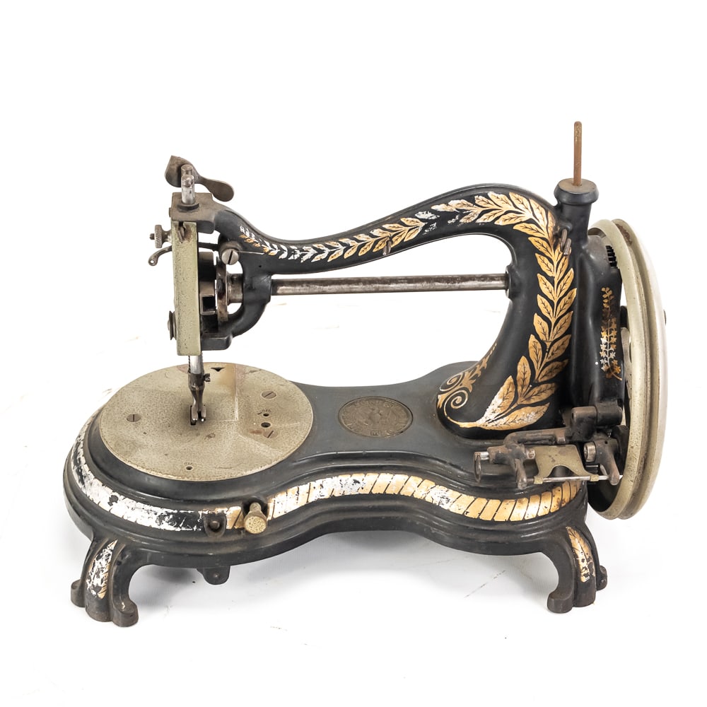 Antique Jones Serpentine Swan Neck Sewing Machine (1 of 6)