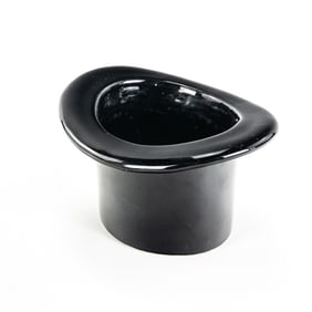 Ceramic Black Top Hat