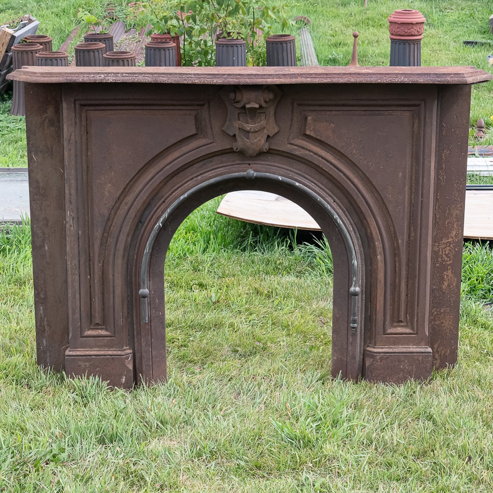 1871 May Co. Decorative Cast Iron Fireplace (1 of 12)