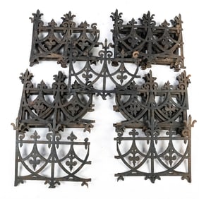 Victorian Wrought Iron Fence Panels (20)