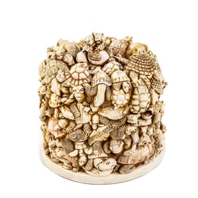 Harmony Kingdom Primordial Soup Turtle Trinket Box