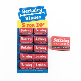Vintage Berkeley Razor Blade Display