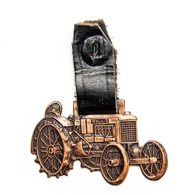 Vintage Watch FOB - BRONZE WALLIS TRACTOR