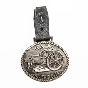 Vintage Watch FOB - GADE STEAM ENGINE IOWA FALLS