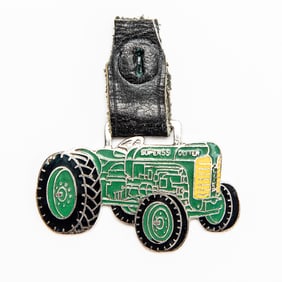 Vintage Watch FOB - OLIVER SUPER 55 GREEN TRACTOR