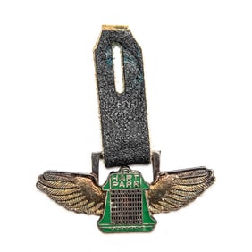 Vintage Watch FOB - HART-PARR TRACTOR GRILLE WINGS