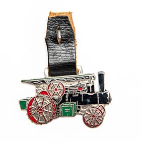Vintage Watch FOB - ENAMEL KECK-CONNERMAN TRACTOR
