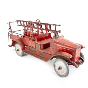Buddy L #205-A Pressed Steel CFD Toy Fire Truck