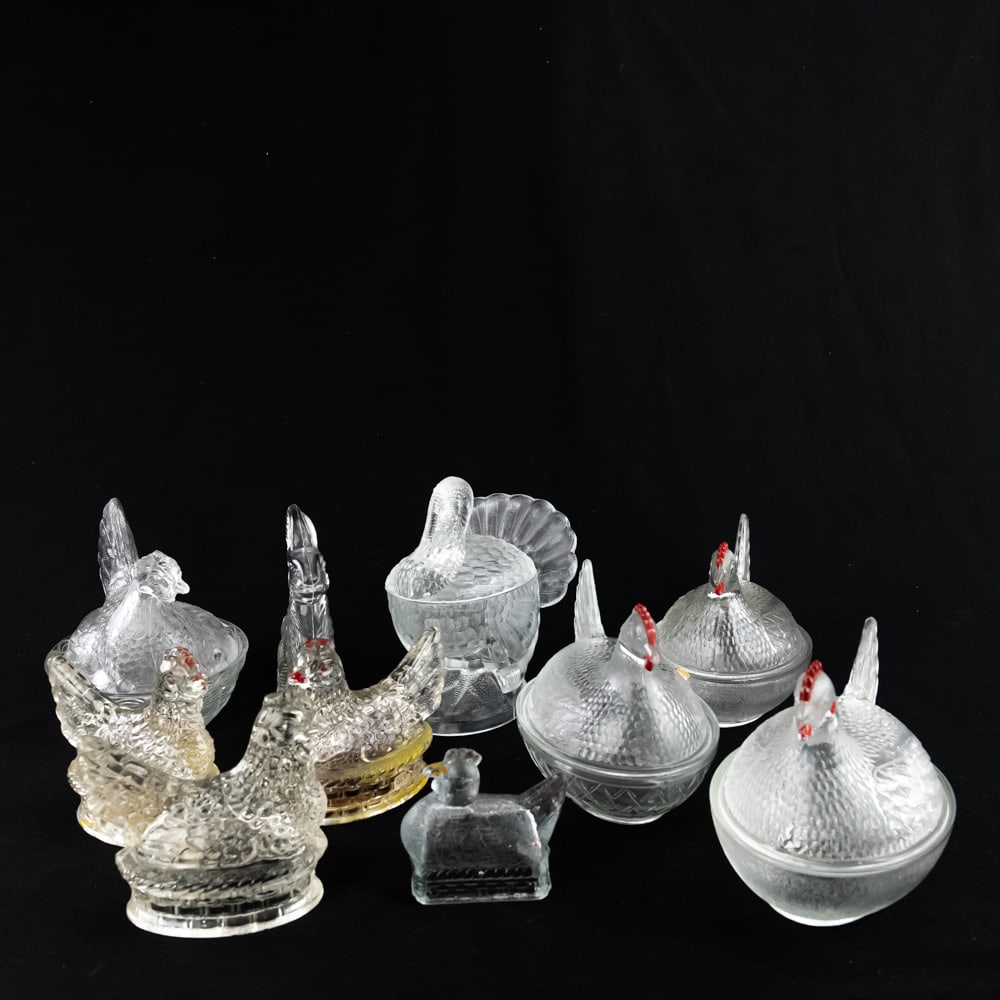 Vintage Glass Candy Container Collection (10pcs) (1 of 11)