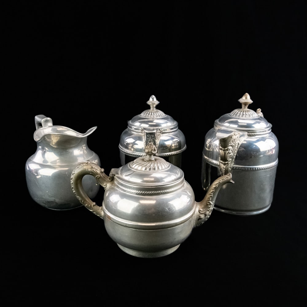 Rochester & Kenilworth Silver Service (4 pcs) (1 of 12)