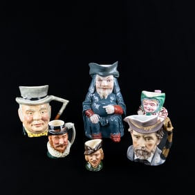 Character Toby Jug Collection (6pcs)