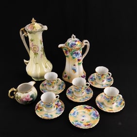 Nippon & Kutani Porcelain Chocolate Set (14 pcs)