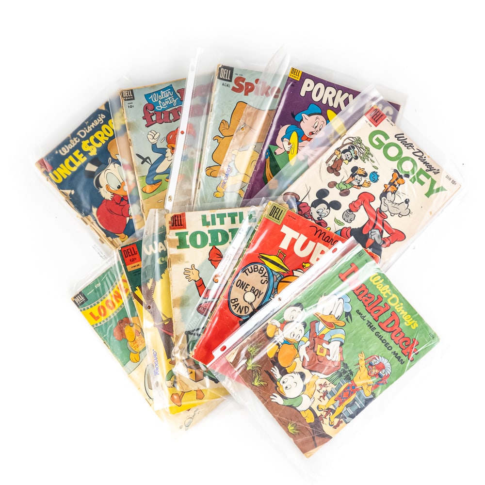 Collection of (10) Assorted Vintage Dell 10C Comic (1 of 11)