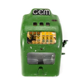 1930s GEM Cigarette Three Reel 1C Trade Stimulator