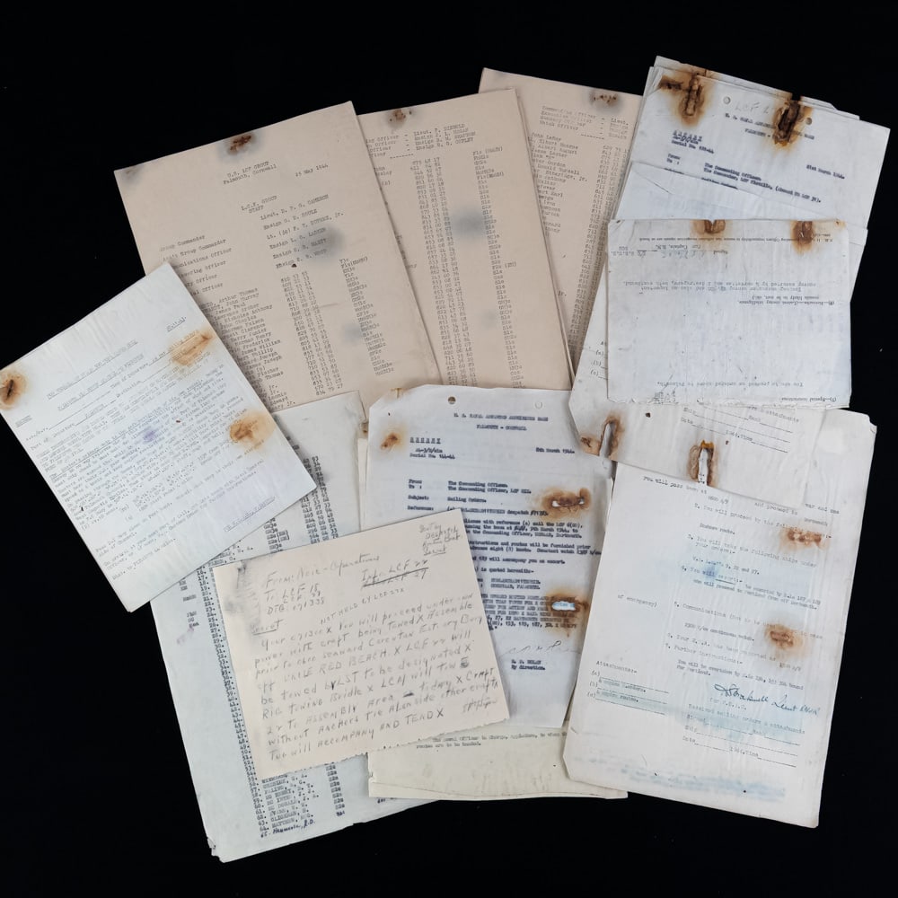 WWII U.S. LCF Group D-Day Roster & Orders (1 of 7)