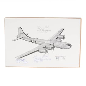 B-29/B-17 Signed Aviation Prints Enola Gay