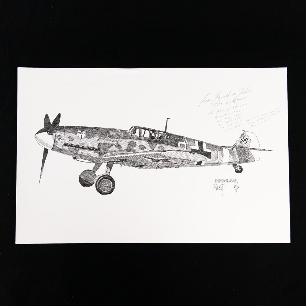 Signed Aces, MOH Notables #9 Gerald Jerry Johnson - 12