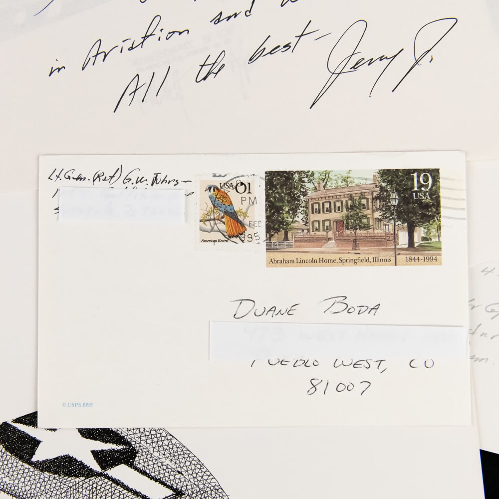 Signed Aces, MOH Notables #9 Gerald Jerry Johnson - 2