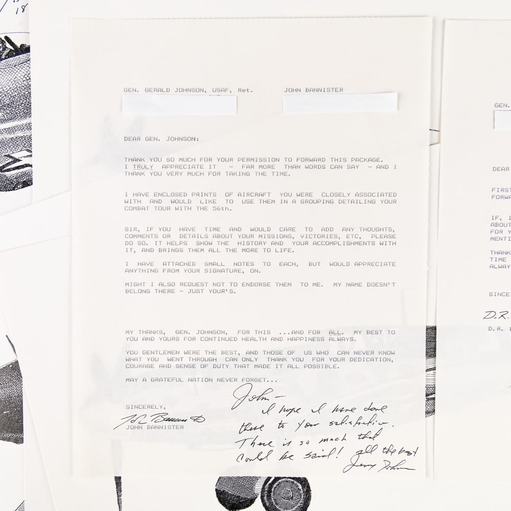 Signed Aces, MOH Notables #9 Gerald Jerry Johnson - 6