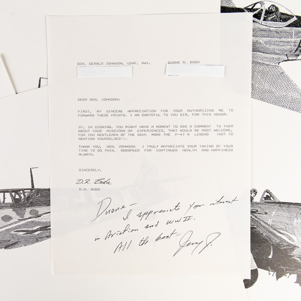 Signed Aces, MOH Notables #9 Gerald Jerry Johnson - 8