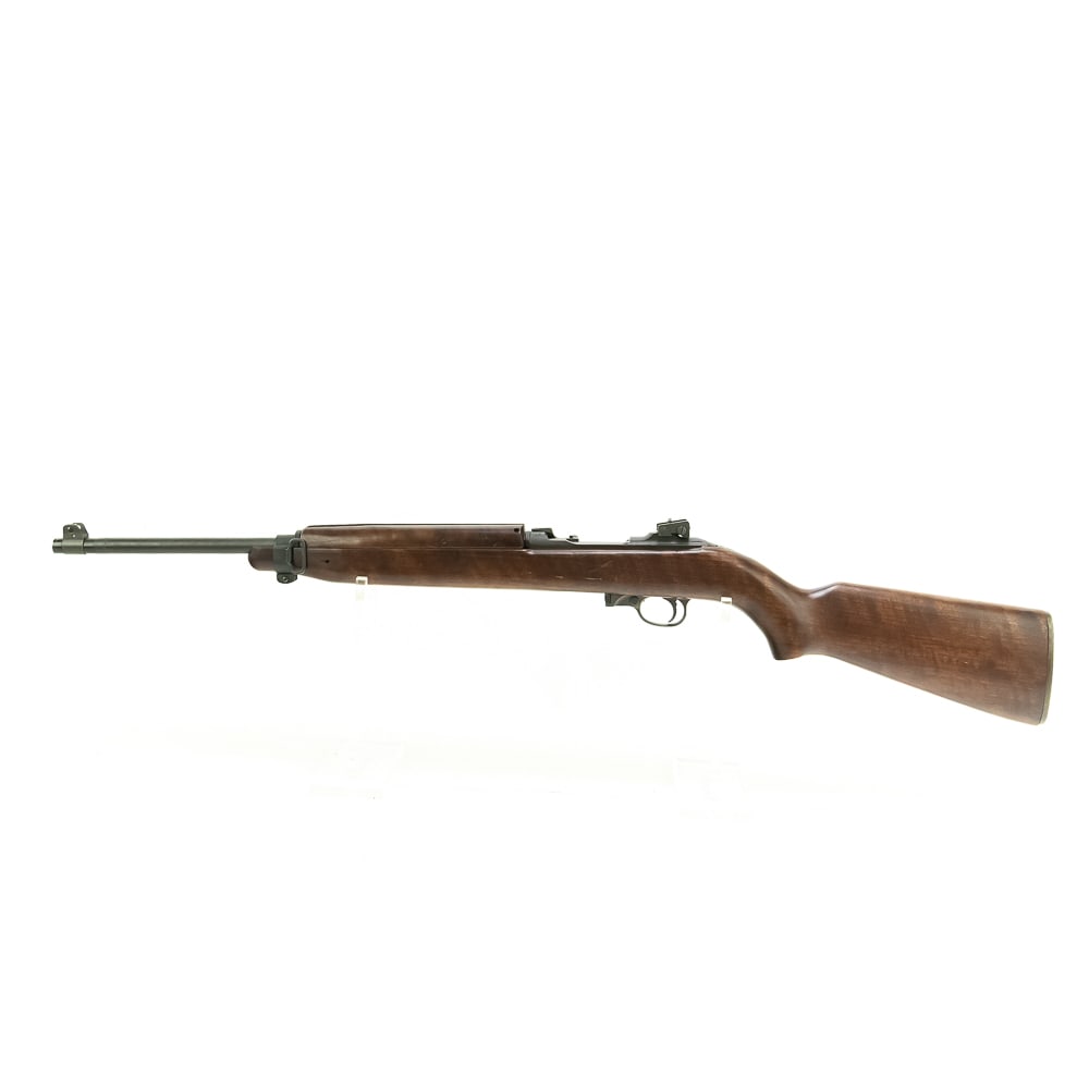 RARE Quality Hardware US M1 Carbine S/N 4 (C): Here is a RARE, Quality Hardware M1 carbine with serial number 4. The rifle features a milled style adjustable peep sight (with crossed canon ordnance stamp) and a Type 2 barrel band. The barrel is ma