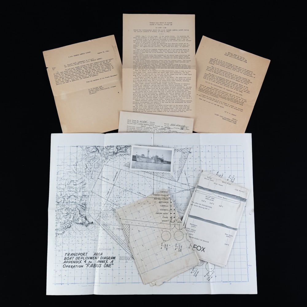 WWII USS. Charles Carroll D-Day Archive RLTW! 29ID (1 of 8)