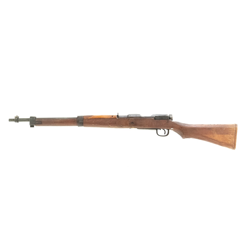 RARE NAVY "SPECIAL Type99"7.7 22" Carbine (C)13296: RARE! NAVY Arisaka Type99 7.7 22" Carbine in very good condition with wear and some oxidation. The bore is very good with some frosting. Receiver has crude casting. Very Rare stock is as a very crude