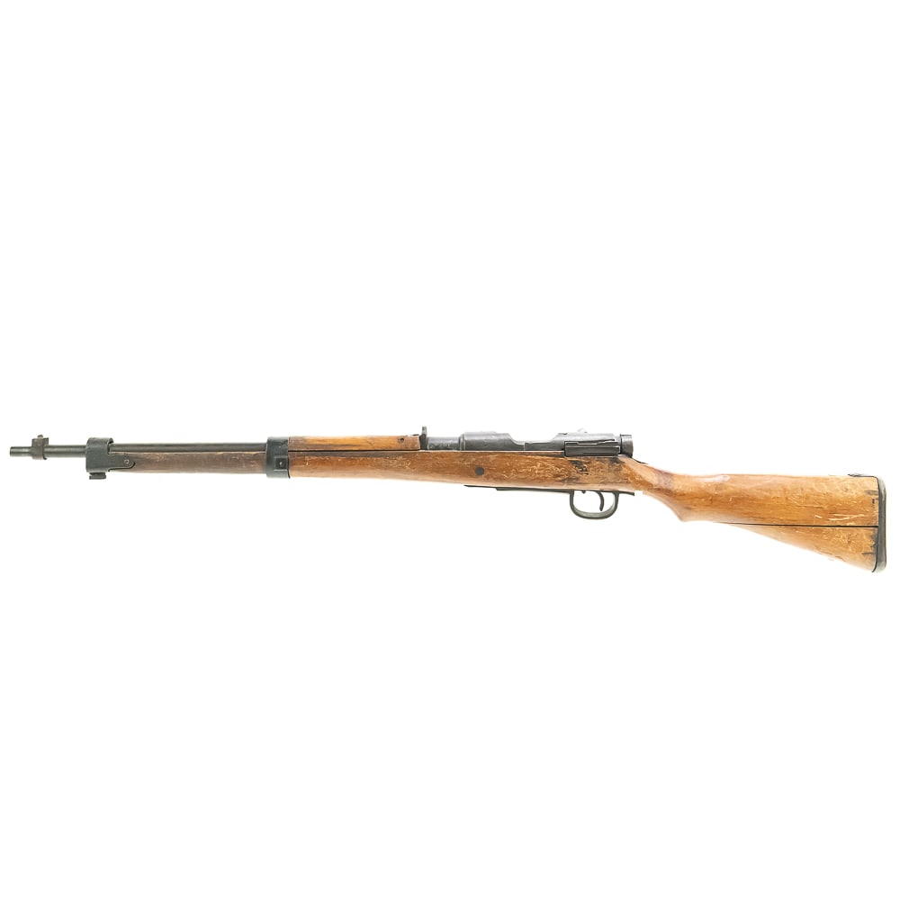 RARE! NAVY Arisaka Type 99 7.7 22" Carbine(C)12911: RARE! NAVY "SPECIAL Type 99 7.7 ARISAKA. 22" Carbine in very good condition with wear and light oxidation. Early production with Anchor stamped on top of receiver. The bore is good with some