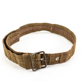 Original WWII Japanese Army Officer's Canvas Belt
