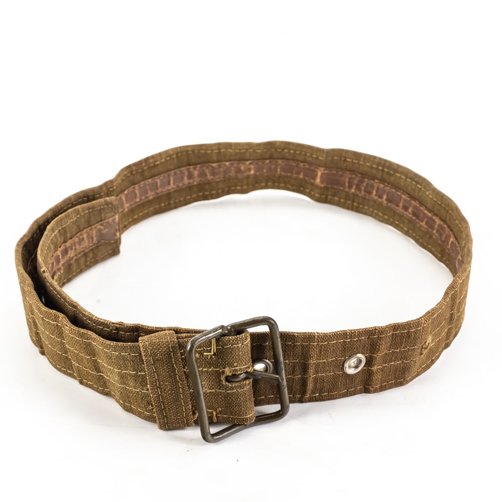 Original WWII Japanese Army Officer's Canvas Belt (1 of 6)