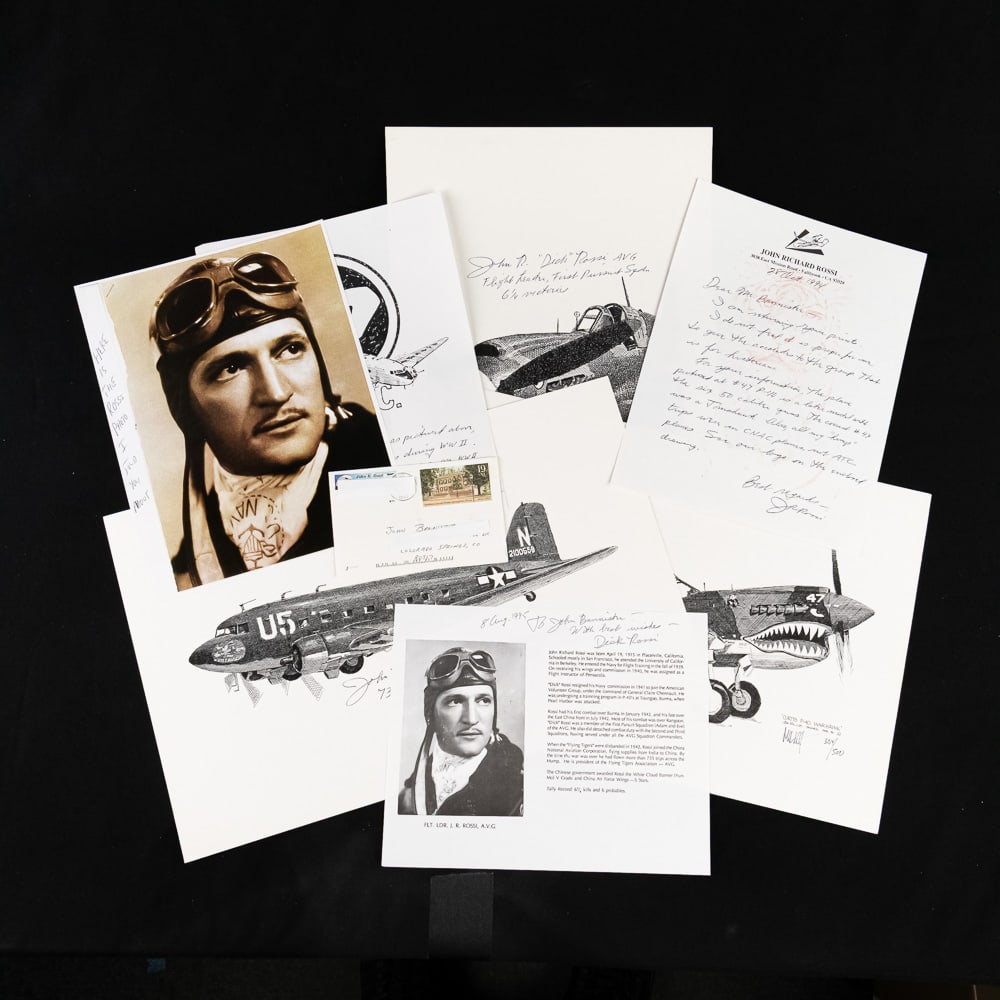 CBI Pilot John Rossi-Flew the Hump 735 Times: An incredible lot centered around the legendary Flying Tigers and the 23rd Fighter Group, and specifically John Richard Rossi, who had 6 air victories with the Flying Tigers and who held the record