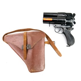 RARE Japanese Type 90, Triple-Barrel Flare Pistol