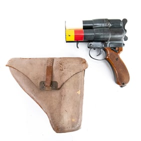 RARE Japanese Type 90, Triple-Barrel Flare Pistol