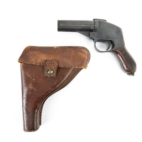 RARE Japanese Type 97 Flare Pistol and Holster